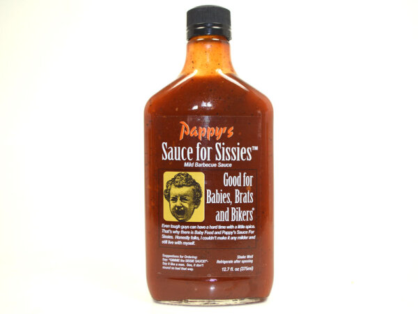 Pappys Sauce For Sissies BBQ Sauce (375ml)