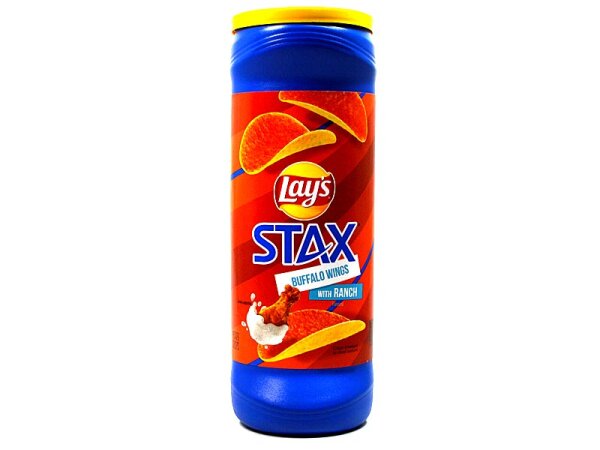 Lays Stax Buffalo Wings Chips (155.9g)