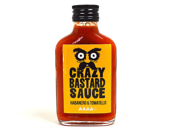 Crazy Bastard Sauce - Habanero & Tomatillo (100ml)