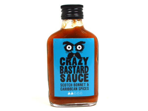 Crazy Bastard Sauce - Scotch Bonnet & Caribbean Spices (100 ml)